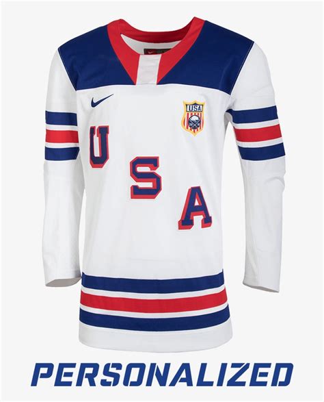 usa hockey nike replica throwback jersey